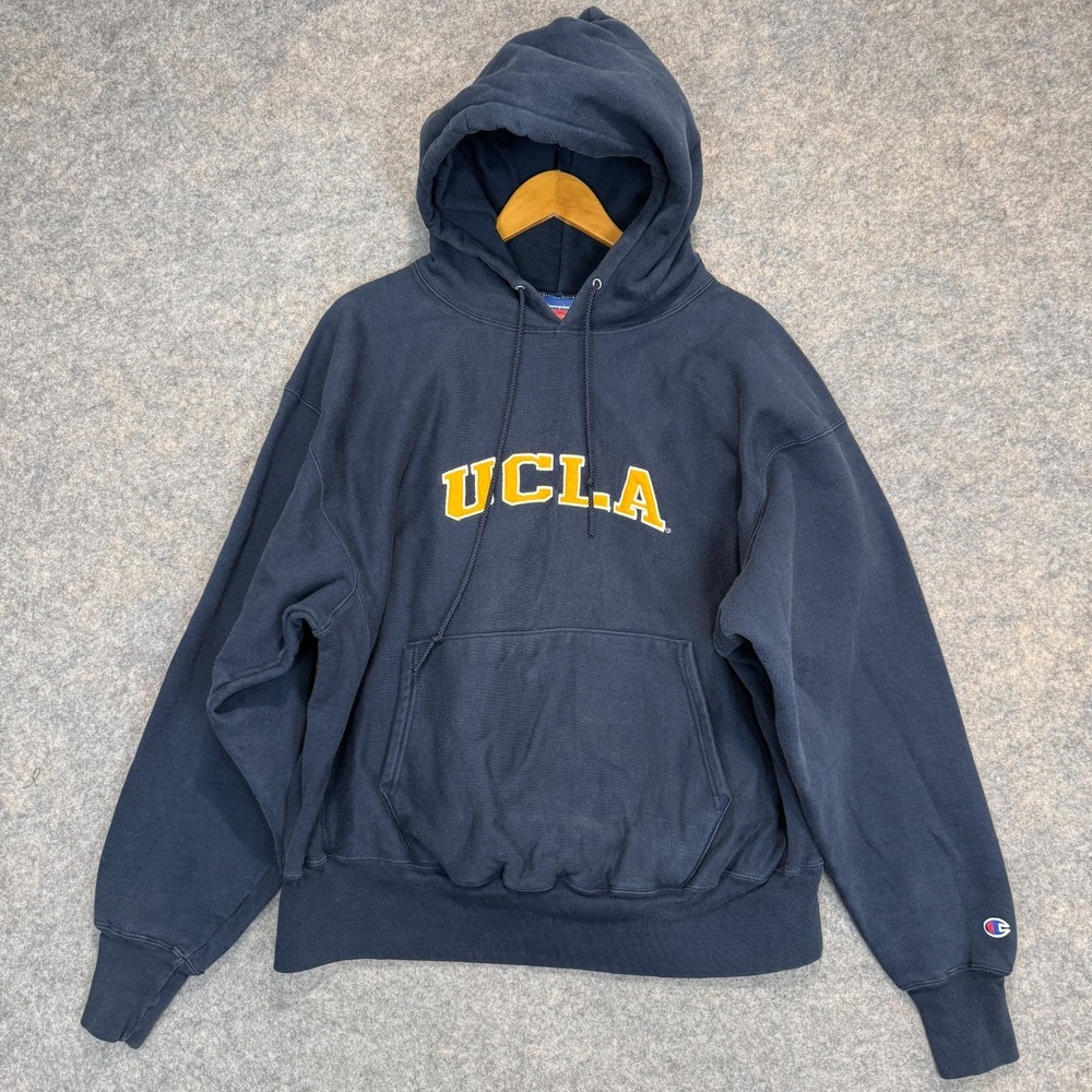 Vintage UCLA Bruins Champion Reverse Weave Hoodie Sweatshirt XL Heavy 90s Y2k‎